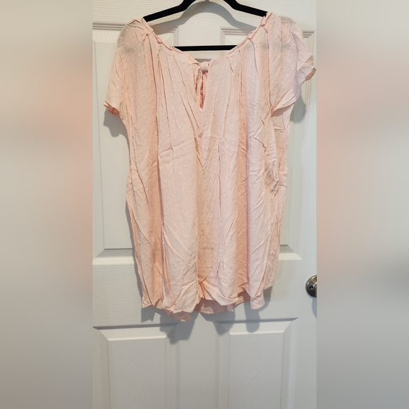 LC Lauren Conrad Light Pink Blouse - Picture 3 of 4